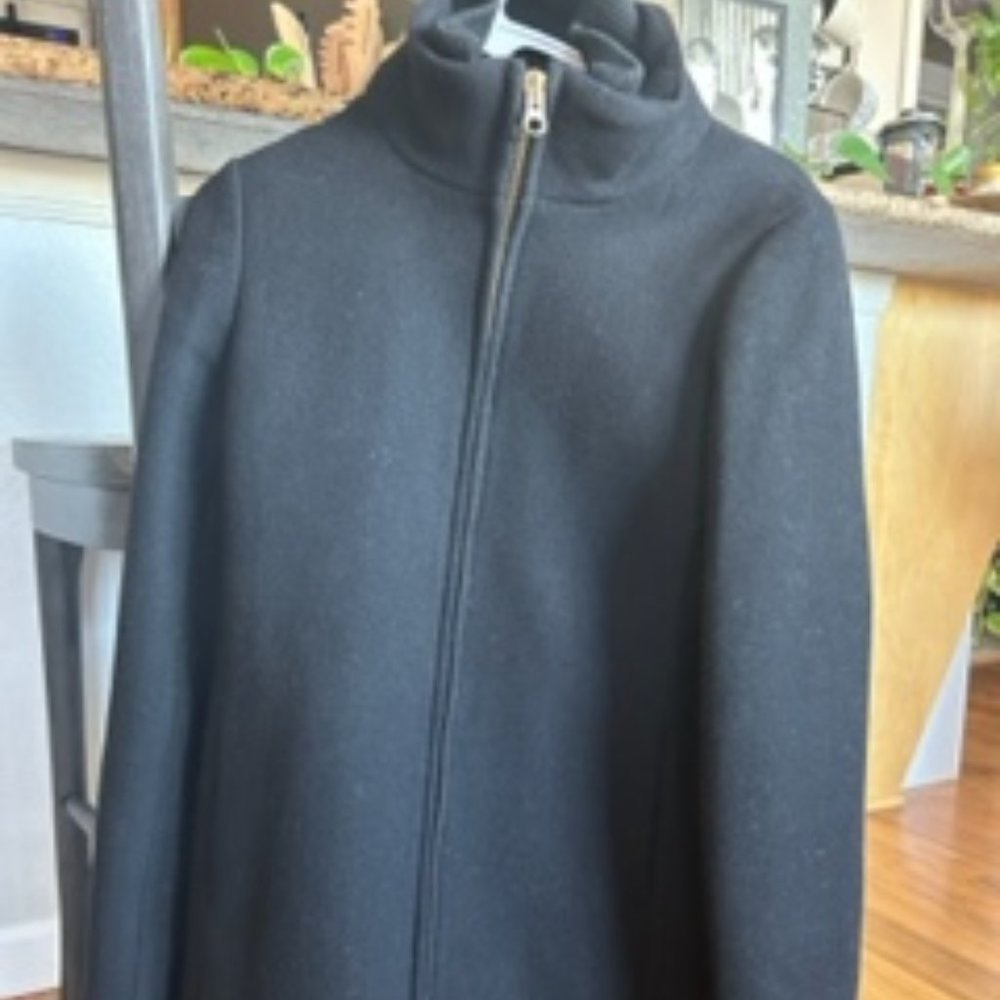 SOLD J.Crew Stadium Peacoat Black